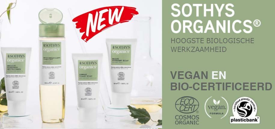 מוצרי טיפוח עור Sothys Organics עם רכיבים טבעיים