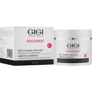 Deep Cleansing Liquid Pads 60 Pads Skin Expert GIGI