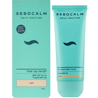 Triple Moisturizer, sheer foundation and sunblock SPF-30 Classic Sebocalm